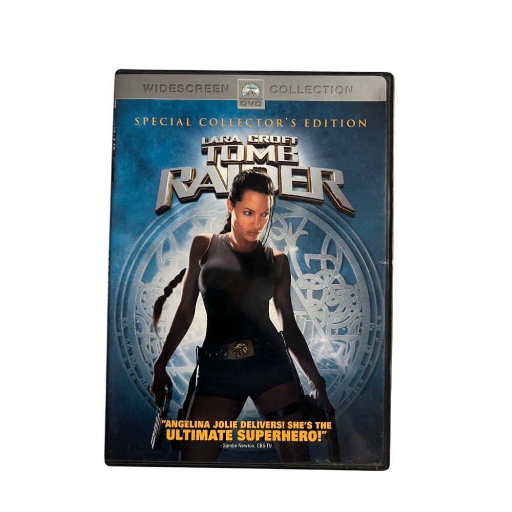 Lara Croft Tomb Raider 2001 DVD Action Angelina Jolie Jon Voight Pre-Owned